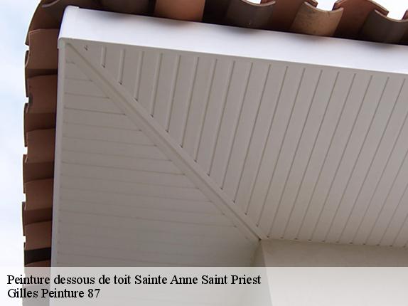 Peinture dessous de toit  sainte-anne-saint-priest-87120 Gilles Peinture 87